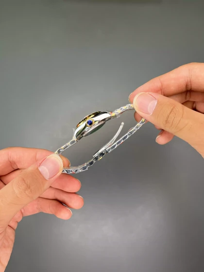 ساعت مچی رولکس دیت جاست سیلورطلایی صفحه سرمه ای Rolex Datejust