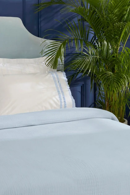 روتختی پیکه دو نفره Karaca Home مدل Blue Muse پنبه - آبی