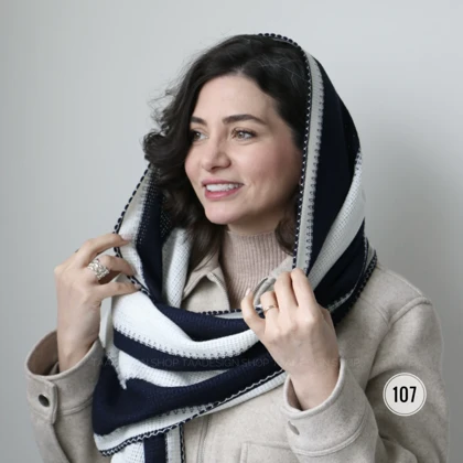 شال بافت پاییزی مدل یوکا