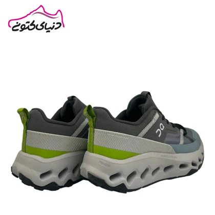 کتانی آن رانینگ Qc طوسی سبز اورجینال
