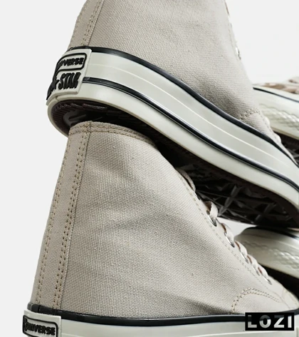 کفش کتانی ساق‌دار مردانه و زنانه کرم All STAR مدل 7088