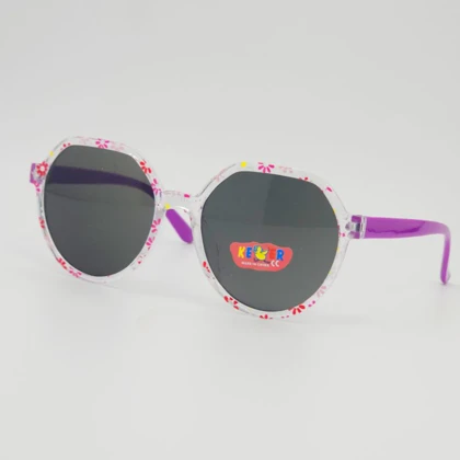 عینک آفتابی بچگانه طرح پلیس با شیشه‌های ضد اشعه UV