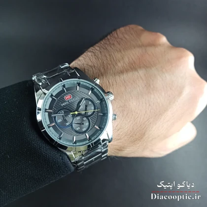 ساعت مچی مردانه اورجینال موتور ژاپنی برند مینی فوکوس سه موتور مدل Mf0170G.03