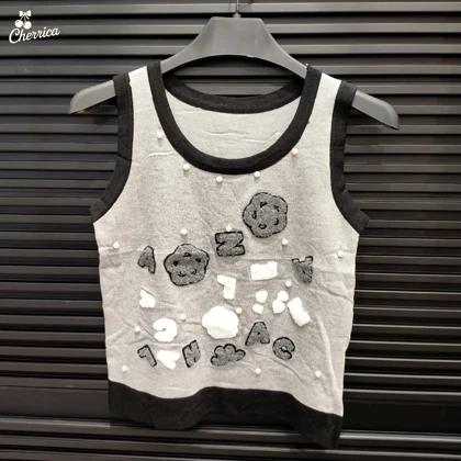 تاپ زنانه طرحدار وارداتی کد 9