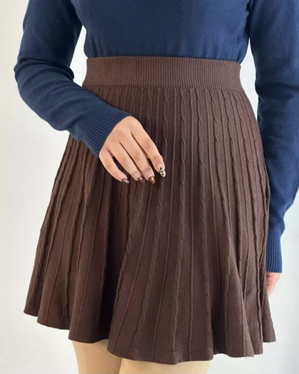 دامن کوتاه بافت کد 5451