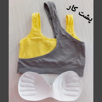 نیم‌تنه رومی دو رنگ ورزشی زنانه 36 تا 40