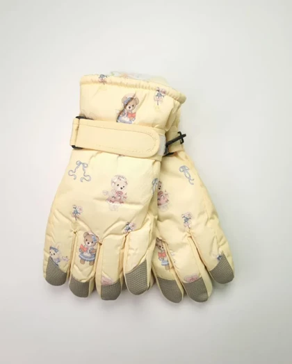 دستکش بچه‌گانه شمعی ضدآب توکرکی طرح خرس