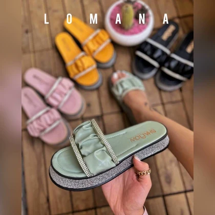 صندل چرم و نگین