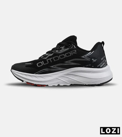 کفش کتانی مشکی طوسی مردانه و زنانه Salomon OutDoor مدل 8875