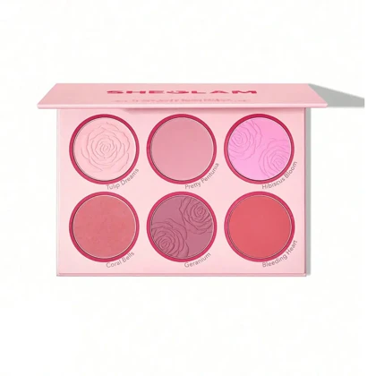 پالت رژگونه 6 رنگ صورتی شیگلم SHEGLAM Floral Flush Blushing Bouquet