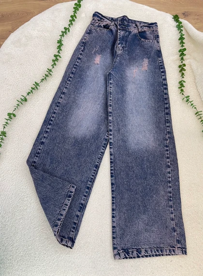 شلوار جین بگ ژیوار (رنگ سال)