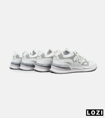 کفش کتانی مردانه سفید طوسی NEW BALANCE yg niubailun