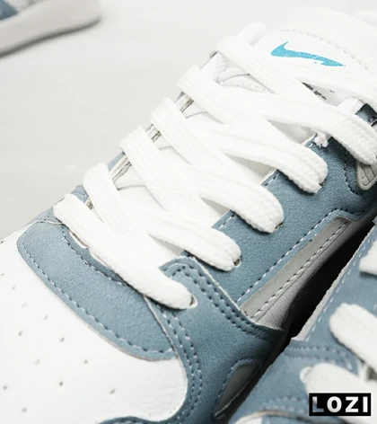 کفش کتانی مردانه سفید آبی NIKE AirForce Draw
