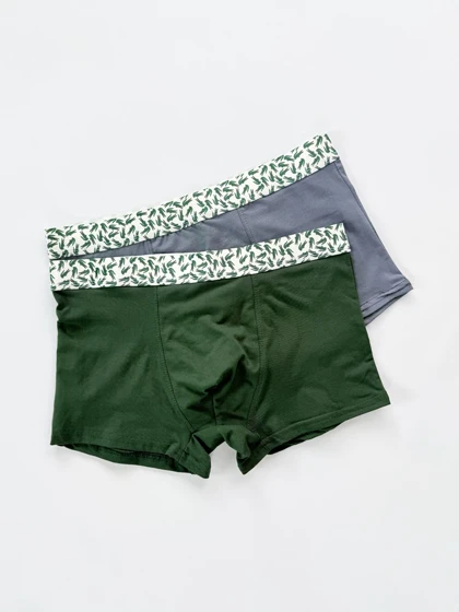 شورت نخ پنبه پادار مردانه جعبه ای لاگوست Lacoste