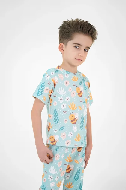 ست آستین کوتاه و شلوار بهاری