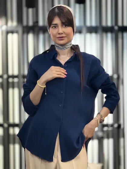 مانتو شومیزی دبل فیس