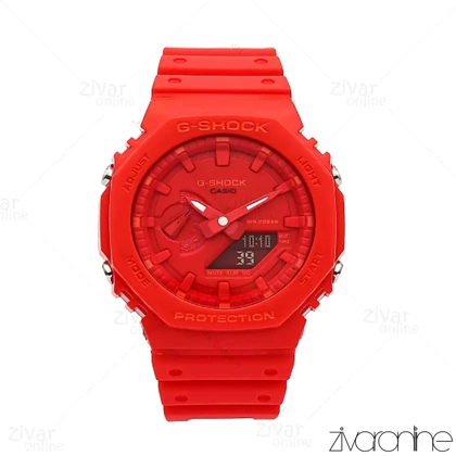ساعت جی شاک GA2100 مردانه چند موتوره قرمز 106041