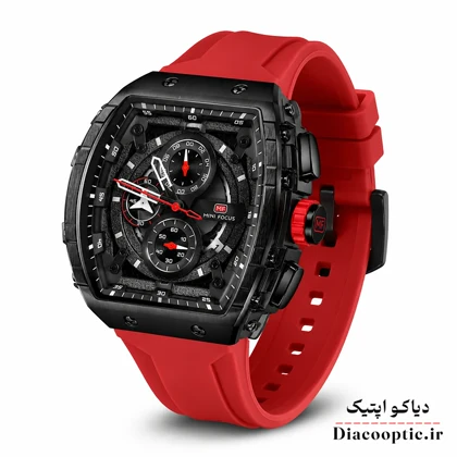 ساعت مچی مردانه اورجینال موتور ژاپنی برند مینی فوکوس سه موتور مدل Mf0399G.04 بند رابر