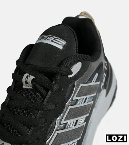 کفش کتانی مردانه و زنانه مشکی طوسی Adidas More Than Speed مدل 7731