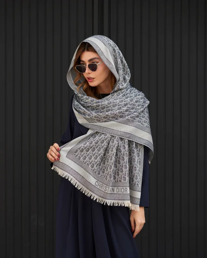 شال ژاکارد طرح دیور 20698