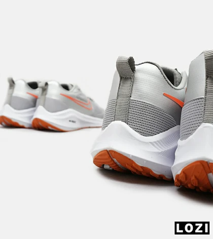 کفش کتانی مردانه طوسی نارنجی نایک NIKE PEGASUS V10