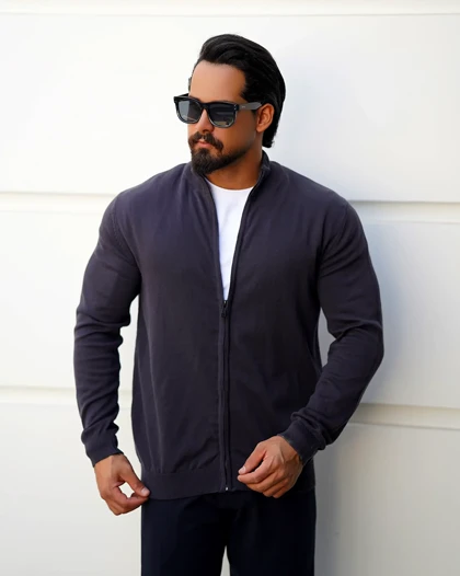 بافت تمام زیپ مردانه