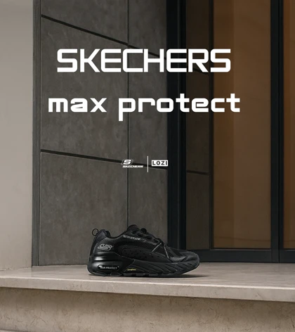 کفش کتانی طبی ورزشی مشکی SKECHERS max protect v.2 مدل 7919