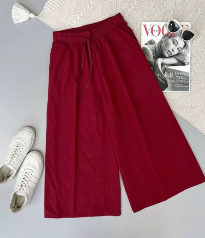 شلوار دامنی لینن نخ وارداتی کد 3704