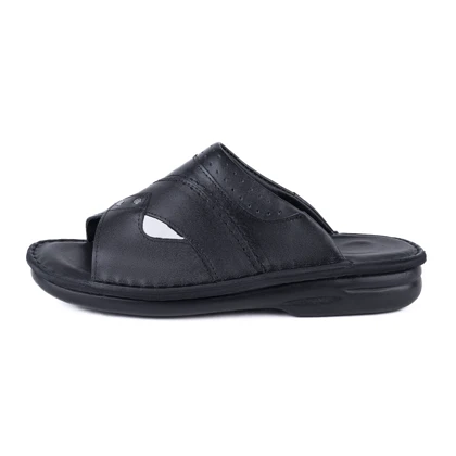 صندل چرم مردانه مدل ماکائو