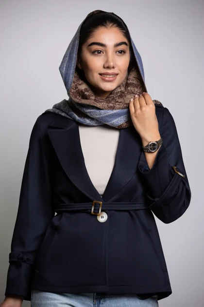 کت زنانه کاندید کمربند دار