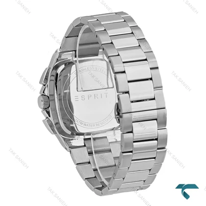 ساعت مردانه اسپریت سه موتوره سیلور صفحه تیفانی Esprit-8208-G