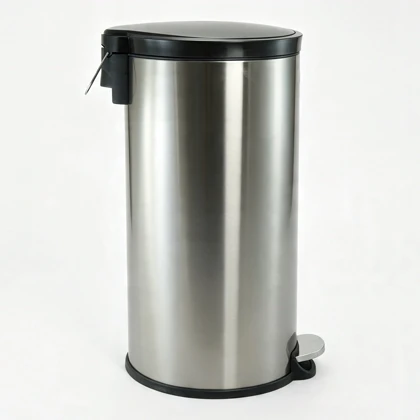 سطل 30 لیتری استیل آرام بنددار A594