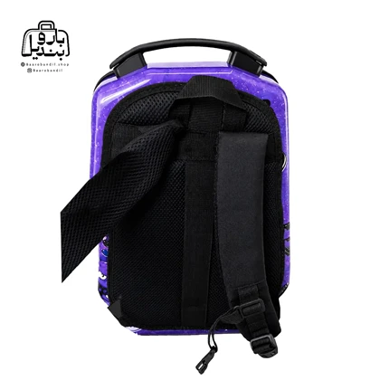 کوله‌پشتی مدرسه هارد کیس Marinox Marvel کد 1050 طرح کرومی بنفش Kuromi Purple