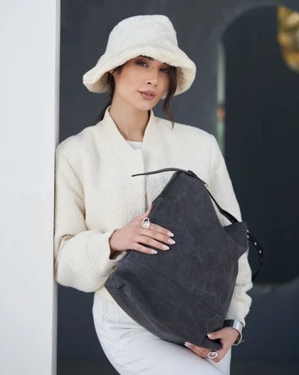 کیف توت‌بگ کتان برزنتی 50139