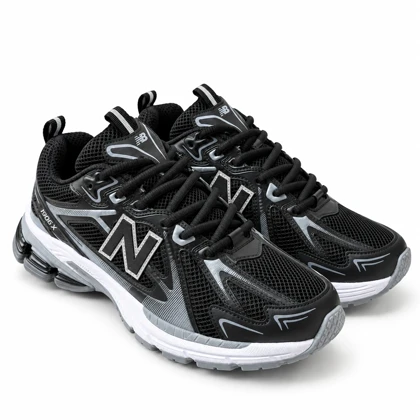 کتانی اسپرت مردانه مدل نیوبالانس 1906 New Balance رنگ مشکی طوسی کد 51508