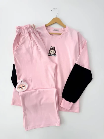 ست دخترانه دورس شلوار لبوبو