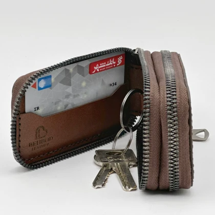کیف چرم کلید و ریموت مدل سوکان M3