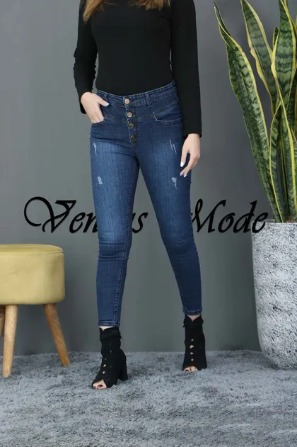 شلوار جین آبی تیره