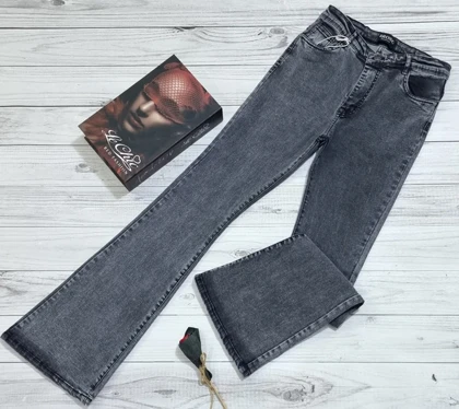 شلوار جین ترک مدل دمپا بوتکات کد 10102