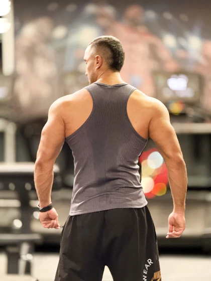 رکابی تنک تاپ طوسی تیره NIKE