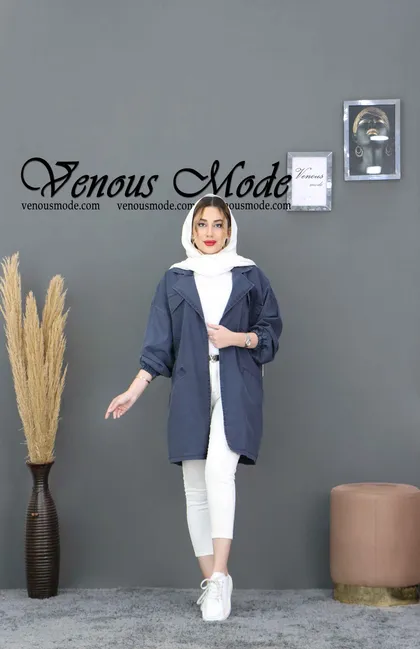 مانتو جین رنگی چهارجیب