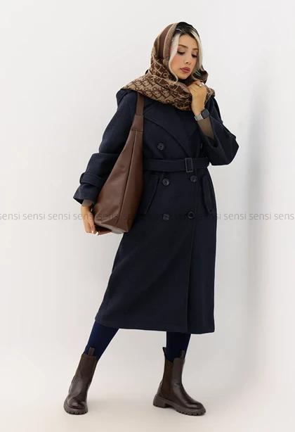 پالتو فوتر 4دکمه آستر دار کد1004875