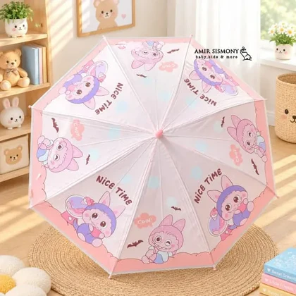 چتر بچگانه LABUBU با سوت