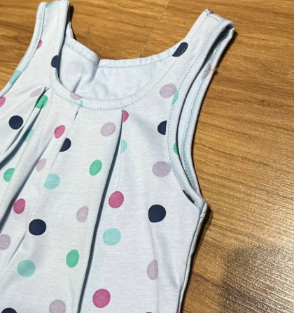 سارافون دخترانه مدل Color Dot
