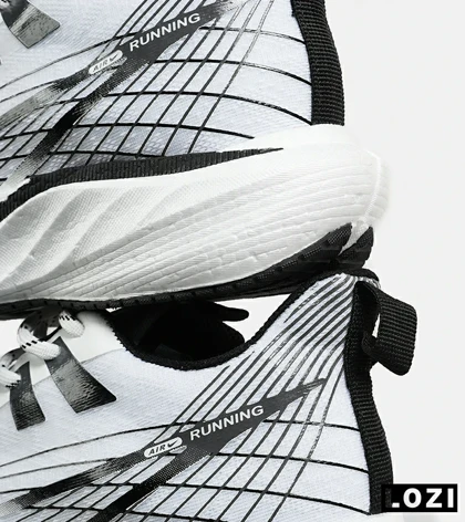 کفش کتانی مردانه و زنانه سفید مشکی نایک NIKE lab Zoom Fly 'sp مدل 7255