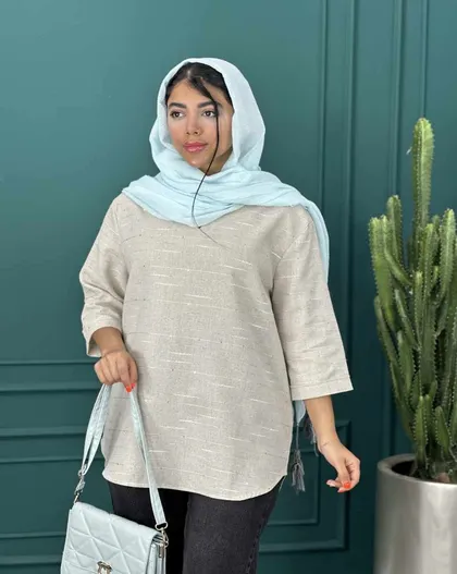 شومیز یقه هفت(41)کد3430