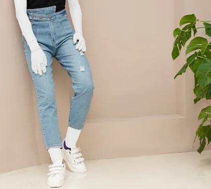 شلوارجین دخترونه9534 ZARA