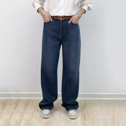 شلوار جین نیم بگ 1007373