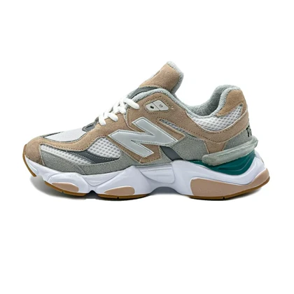 کفش و کتانی مردانه مدل نیوبالانس 9060 NEW BALANCE رنگ طوسی کرم