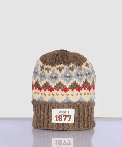 کلاه پشمی زمستانه طرحدار 1977